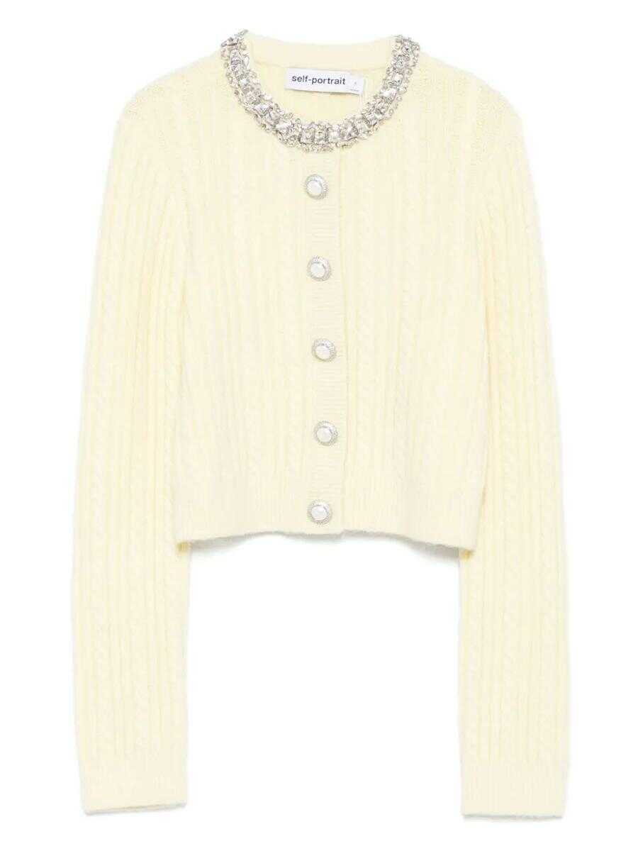 Pulovere Self-Portrait Self-Portrait Sweatshirt YELLOW Femei (BM 19259781) 1