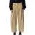 STUDIO NICHOLSON Studio Nicholson Wide-Leg Peached Cotton Sorte Trousers Brown
