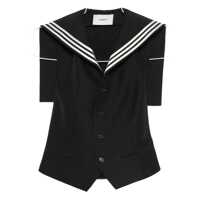 Geci Coperni Striped Collar Vest Femei