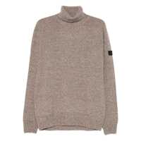 Pulovere Peuterey Light Brown Turtleneck Sweater Barbati