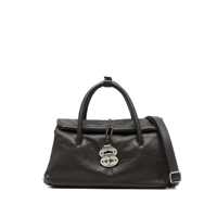 Genti de mana Zanellato Dotta Small Bag In Black Nappa Leather Femei
