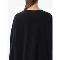 Imbracaminte STUDIO NICHOLSON Dama - Tricouri STUDIO NICHOLSON Studio Nicholson Loop Cotton Jersey Long Sleeve T-Shirt Black Femei (BM 19260198) - B-mall.ro