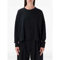 Tricouri Studio Nicholson Loop Cotton Jersey Long Sleeve T-Shirt Femei
