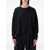 STUDIO NICHOLSON Studio Nicholson Loop Cotton Jersey Long Sleeve T-Shirt Black