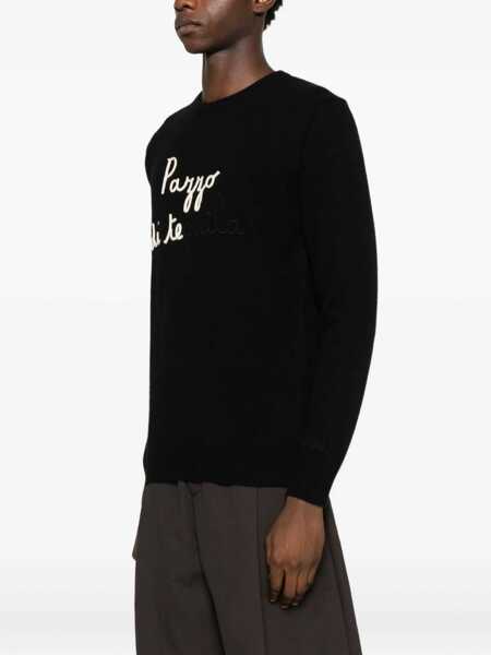 Pulovere Mc2 Saint Barth MC2 Saint Barth Heron Crewneck Sweatshirt Black Barbati (BM 19260234) 3