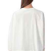 Imbracaminte STUDIO NICHOLSON Dama - Tricouri STUDIO NICHOLSON Studio Nicholson Loop Cotton Jersey Long Sleeve T-Shirt WHITE Femei (BM 19260294) - B-mall.ro