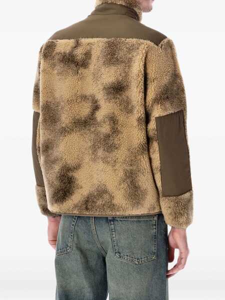 Geci Corridor Corridor Deep Pile Fleece Zip Jacket Beige Barbati (BM 19260300) 2