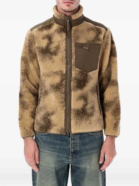 Geci Corridor Corridor Deep Pile Fleece Zip Jacket Beige Barbati (BM 19260300) 1