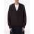 STUDIO NICHOLSON Studio Nicholson Trey Superkid Mohair Cardigan Brown