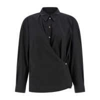 Camasi Lemaire 'Straight Collar Twisted' Shirt Femei