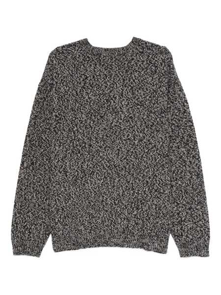 Pulovere STUDIO NICHOLSON Studio Nicholson Hemyl Mouline Wool Sweater NAVY MOULINE Barbati (BM 19260375) 2