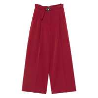 Pantaloni casual Liu Jo Bordeaux Trousers With Belt Femei