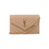 Portofele Saint Laurent Saint Laurent Cassandre Lambskin Chain Wallet