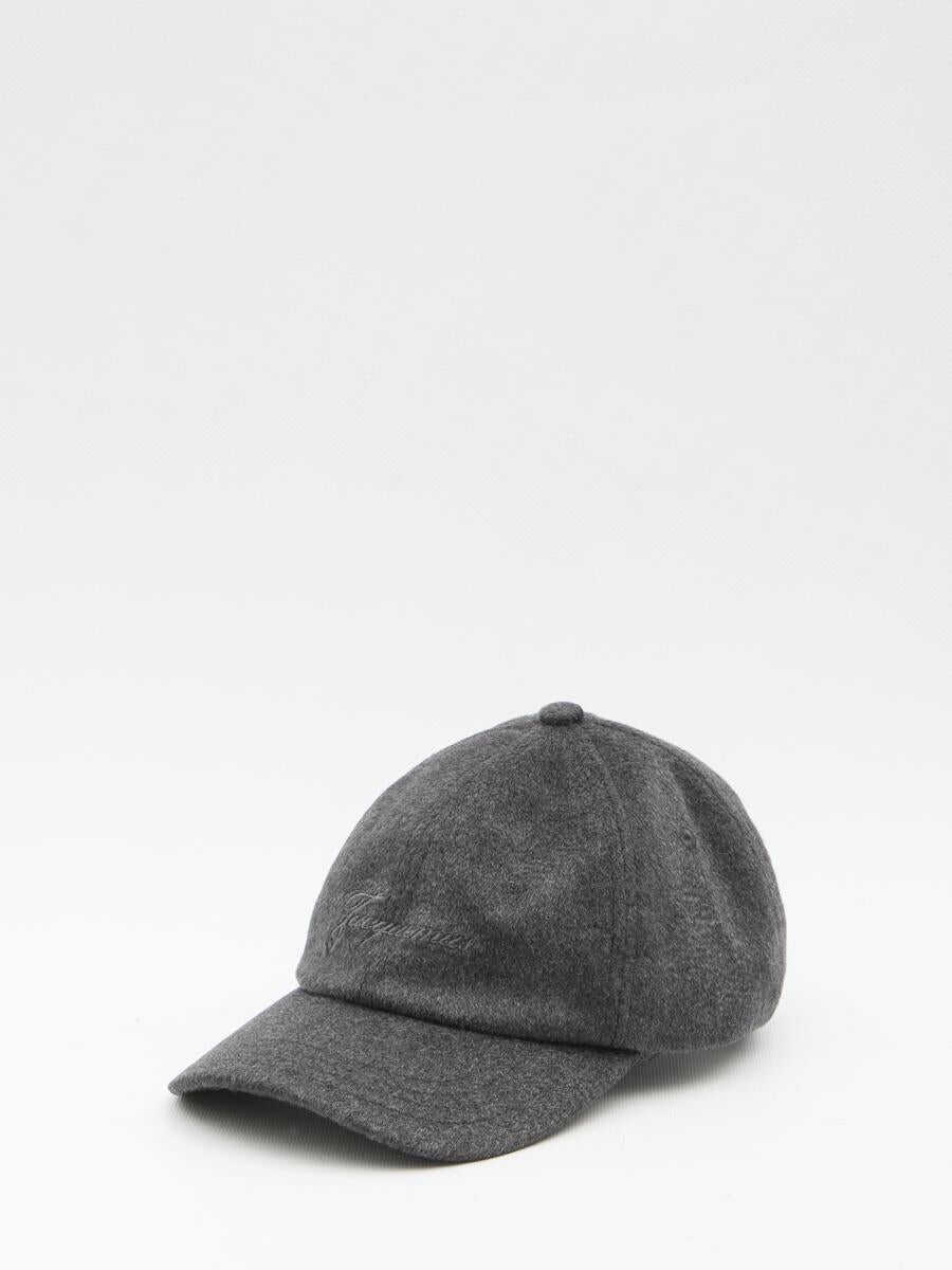 Sepci JACQUEMUS Cachemiro Cap GREY Barbati (BM 19261032) 1