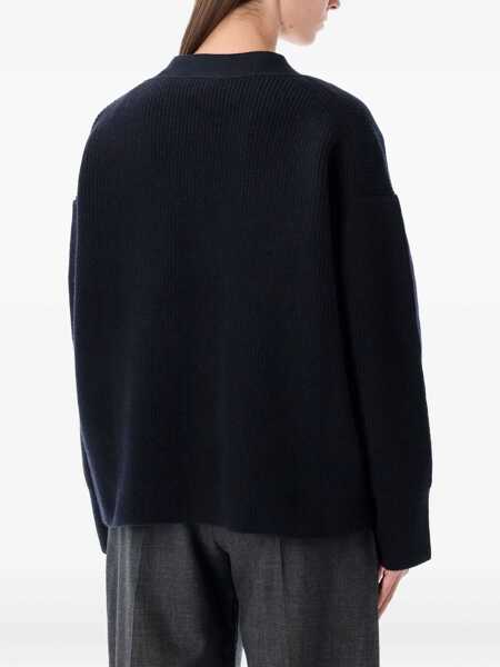 Cardigane STUDIO NICHOLSON Studio Nicholson Whitt Merino Wool Cardigan DARKEST NAVY Femei (BM 19261146) 2