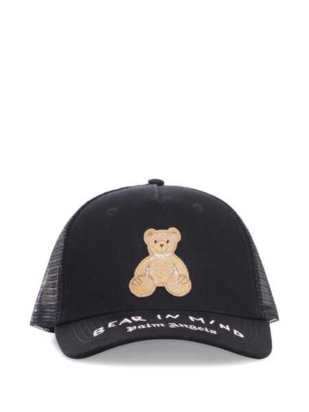 Sepci Palm Angels Palm Angels Palm Angels Bear In Mind Black Cap Black Barbati (BM 19261260) 1