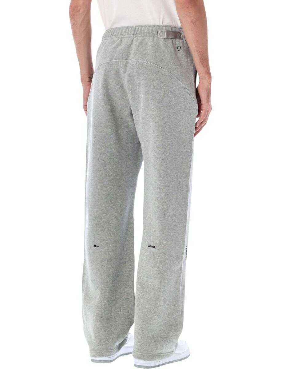 Pantaloni de trening Nike Nike Nocta Cotton-Blend Fleece Open-Hem Sweatpants DK GREY HEATHER Barbati (BM 19261308) 2