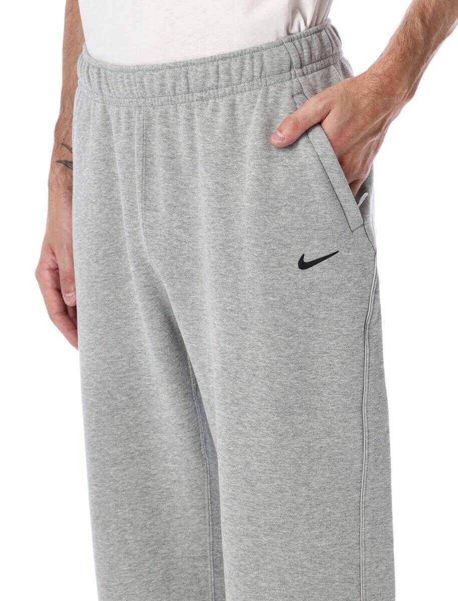 Pantaloni de trening Nike Nike Nocta Cotton-Blend Fleece Open-Hem Sweatpants DK GREY HEATHER Barbati (BM 19261308) 3