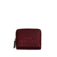 Portofele Marc Jacobs Mini Compact Wallet In Burgundy Leather Femei