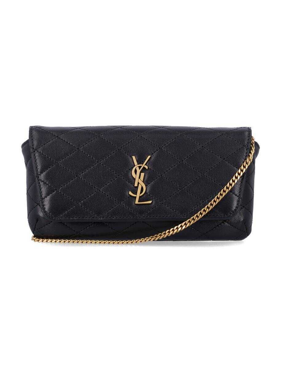 Genti de umar Saint Laurent Saint Laurent Gaby Sun Case Black Femei (BM 19261674) 1
