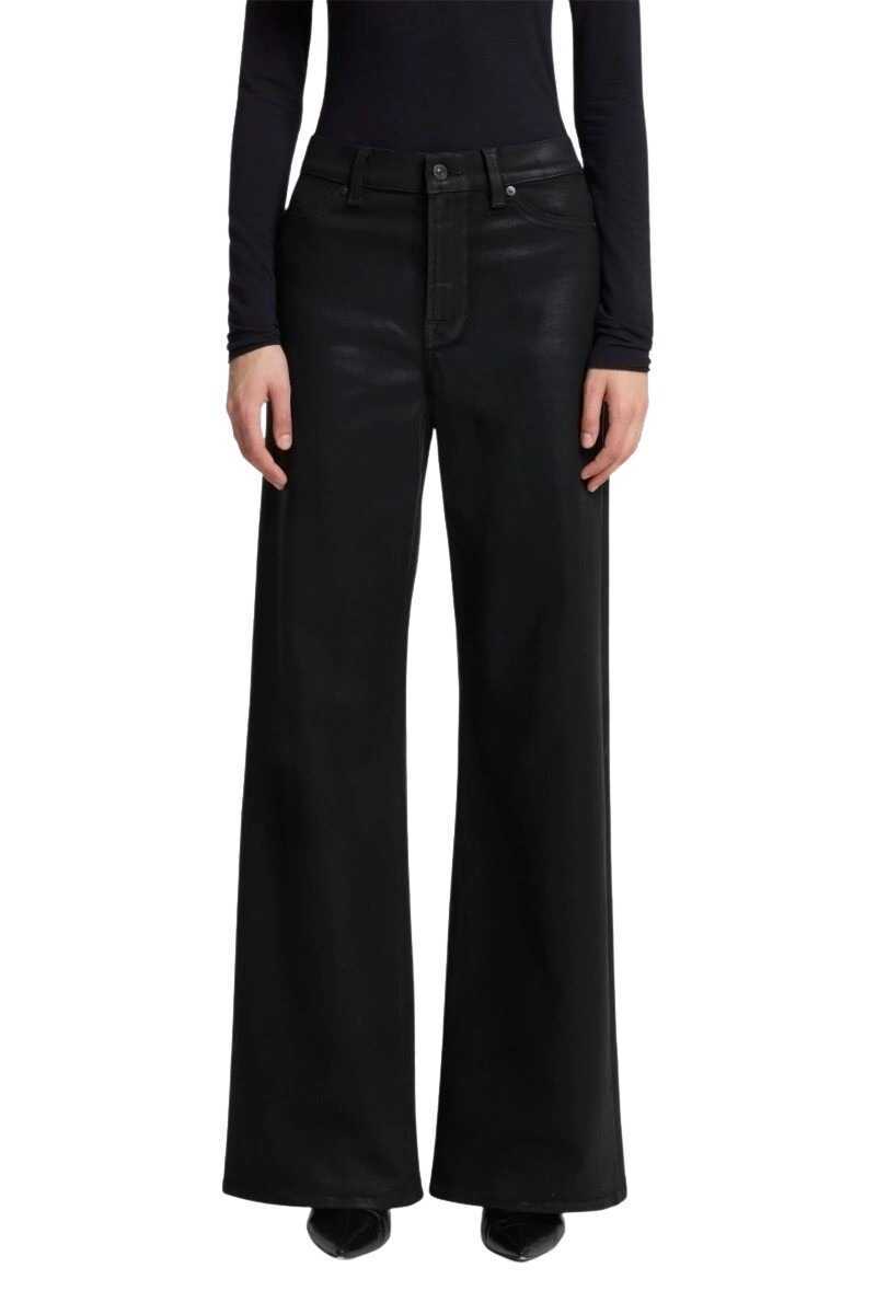Blugi evazati 7 For All Mankind 7 FOR ALL MANKIND Trousers 7UG20752.BBT LOTTA Black Femei (BM 19261869) 4