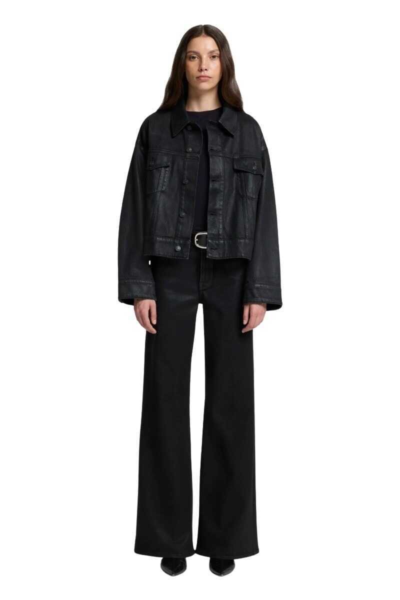 Blugi evazati 7 For All Mankind 7 FOR ALL MANKIND Trousers 7UG20752.BBT LOTTA Black Femei (BM 19261869) 5