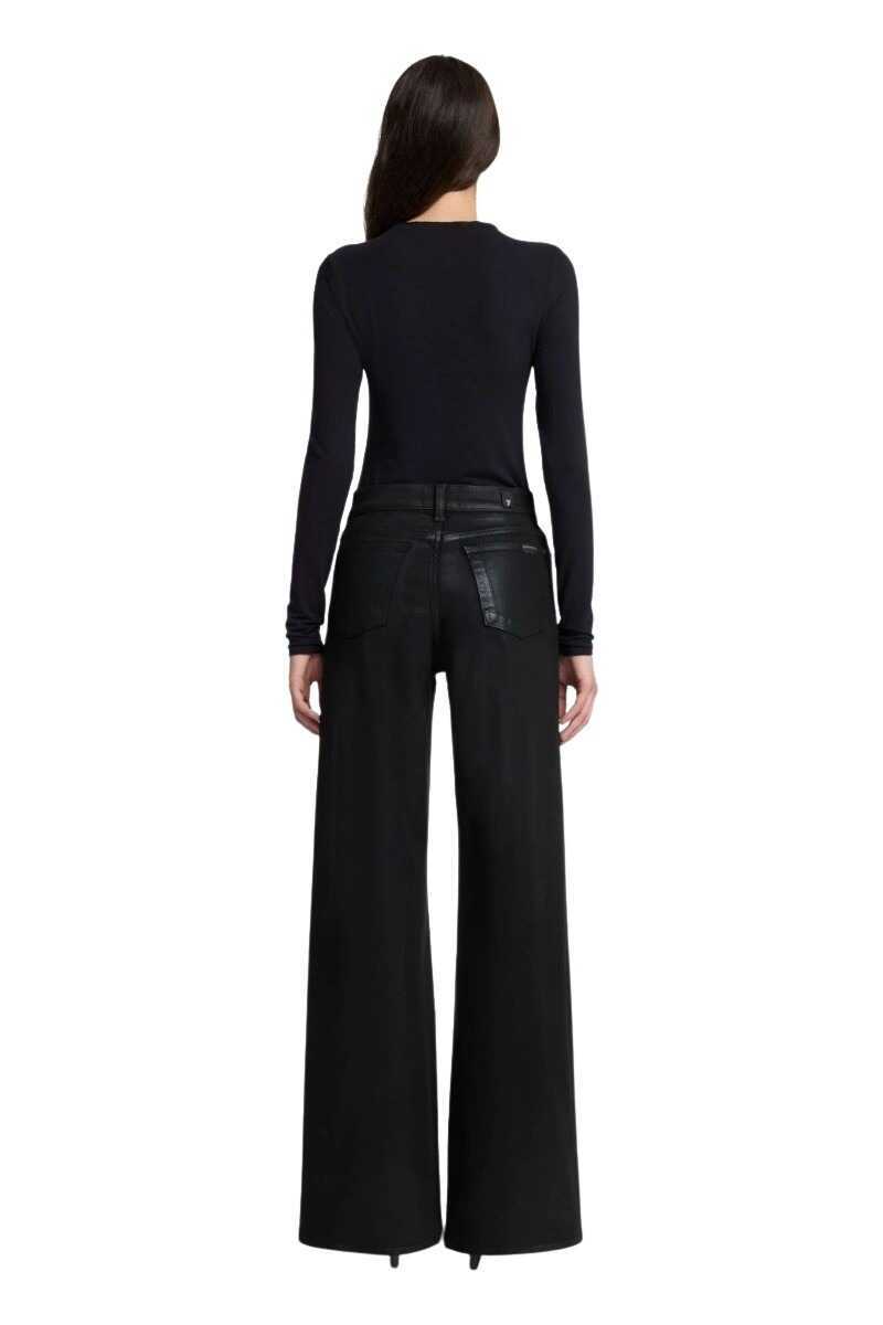 Blugi evazati 7 For All Mankind 7 FOR ALL MANKIND Trousers 7UG20752.BBT LOTTA Black Femei (BM 19261869) 6