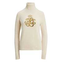 Pulovere Lauren Ralph Lauren High-neck sweater 200979687002 MASCARPONE CREAM Femei