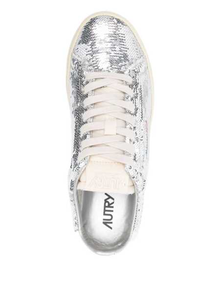 Sneakers AUTRY Autry Sneakers ADLWTI05 SILVER WHT Silver Wht Femei (BM 19261956) 4