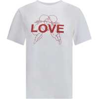 Tricouri Kissing Angels Love Print Regular T-Shirt Femei