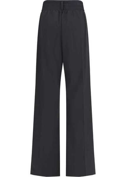 Pantaloni casual ALAINPAUL Tailored Knee Shape Pants BLACK Femei (BM 19262009) 2
