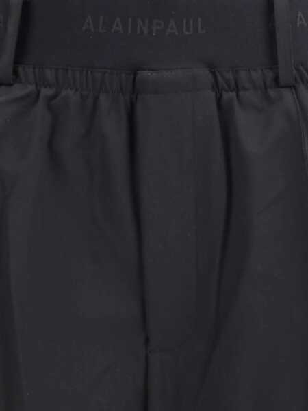 Pantaloni casual ALAINPAUL Tailored Knee Shape Pants BLACK Femei (BM 19262009) 5