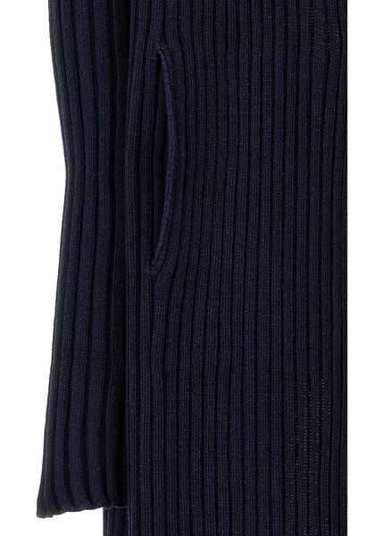 Cardigane Balenciaga Ribbed Shawl-Collar Cardigan WASHED NAVY Femei (BM 19262015) 4