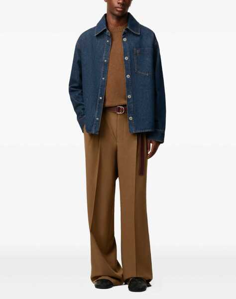 Camasi casual AMI Paris Ami de Coeur Cotton Denim overshirt INDIGO Femei (BM 19262024) 2