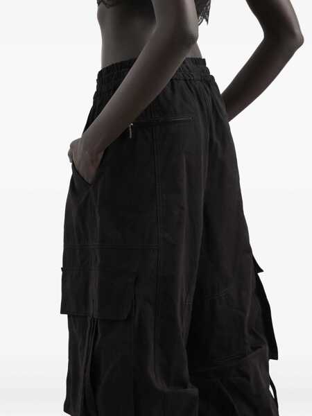 Pantaloni casual Dolce & Gabbana Waxed faille cargo Pants NERO Femei (BM 19262054) 5