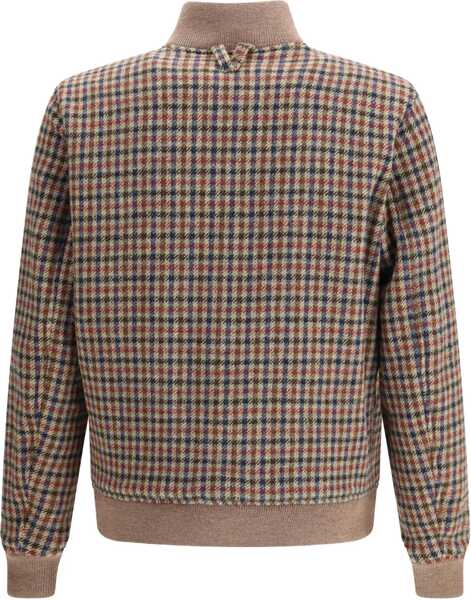 Jachete VALSTAR Valstarino Jacket in Prince of Wales lambswool CAMMELLO/BLUETTE/MARRONE Barbati (BM 19262057) 2