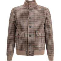 Jachete Valstarino Jacket in Prince of Wales lambswool Barbati