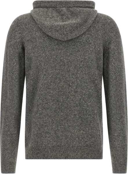 Pulovere Roberto Collina Hooded Sweater GRIGIO Barbati (BM 19262060) 2