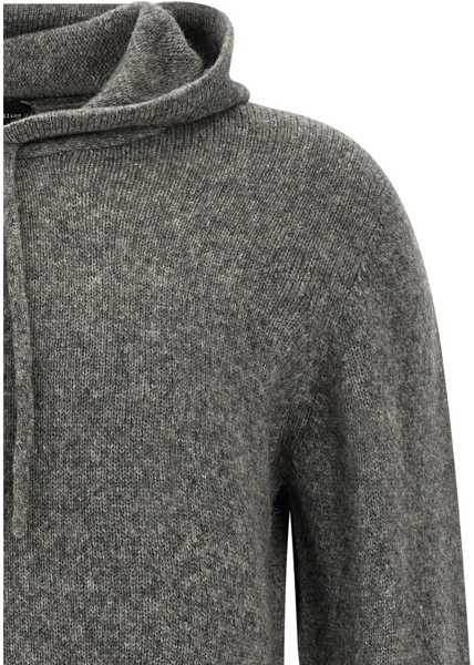 Pulovere Roberto Collina Hooded Sweater GRIGIO Barbati (BM 19262060) 3