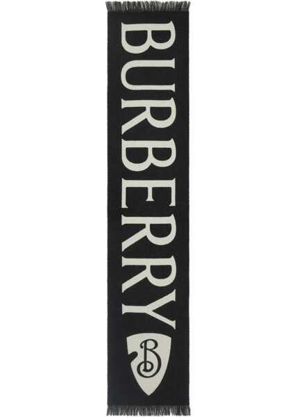 Esarfe Burberry Wool logo Scarf BLACK/CALICO Femei (BM 19262069) 2