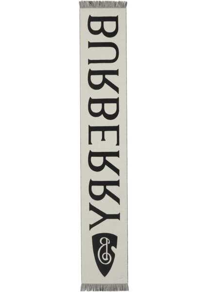 Esarfe Burberry Wool logo Scarf BLACK/CALICO Femei (BM 19262069) 3