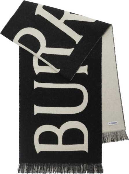 Esarfe Burberry Wool logo Scarf BLACK/CALICO Femei (BM 19262069) 1