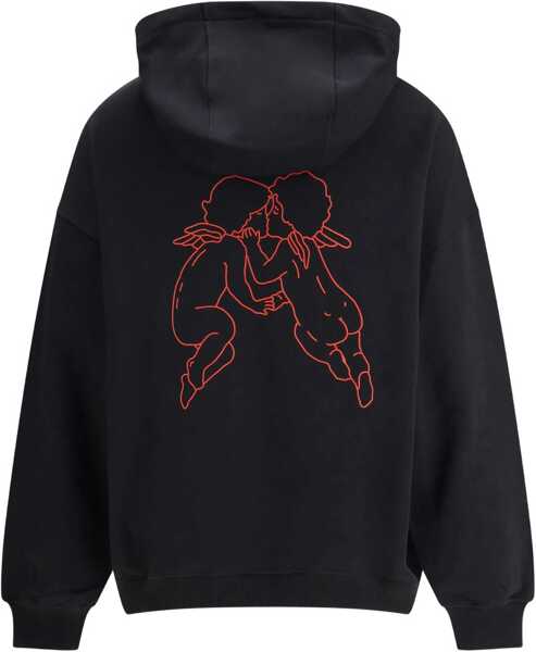 Bluze de trening Fiorucci Kissing Angels Love Relaxed Hoodie BLACK Femei (BM 19262117) 2