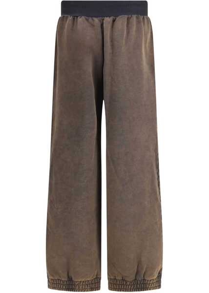 Pantaloni de trening ALAINPAUL Knee Shape Sweatpants FADE OUT BROWN Femei (BM 19262120) 2