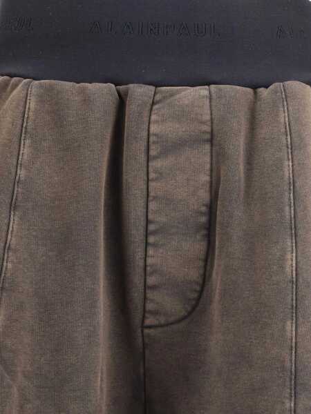 Pantaloni de trening ALAINPAUL Knee Shape Sweatpants FADE OUT BROWN Femei (BM 19262120) 3