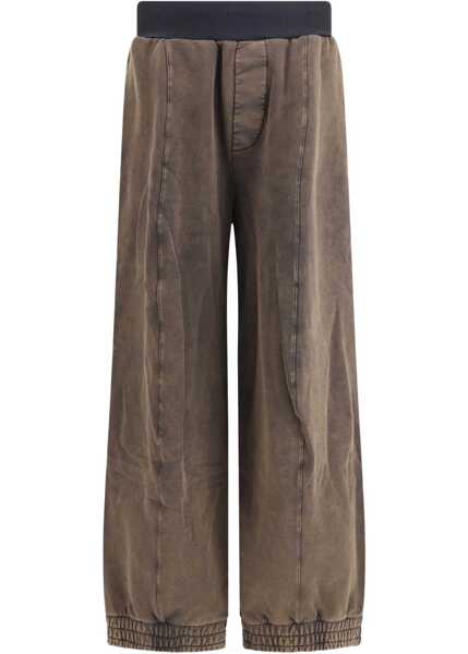 Pantaloni de trening ALAINPAUL Knee Shape Sweatpants FADE OUT BROWN Femei (BM 19262120) 1
