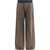 ALAINPAUL Knee Shape Sweatpants FADE OUT BROWN