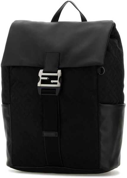 Rucsacuri Fendi Nylon Flux Backpack NERORUT.UBL.SAT Barbati (BM 19262243) 3