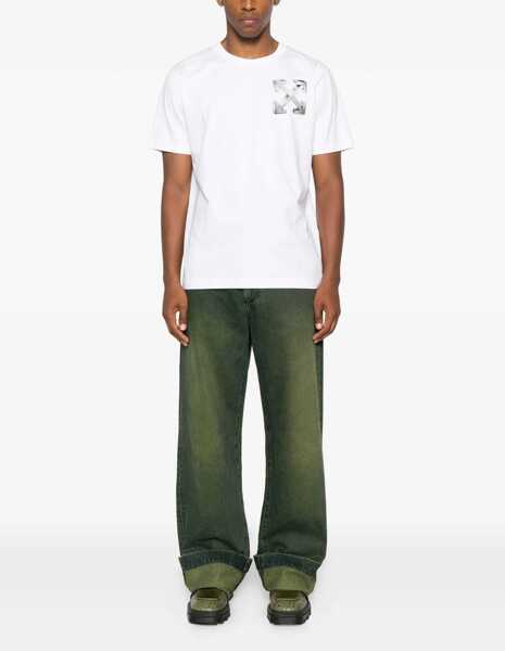 Tricouri Off-White Arrows T-shirt WHITE - SILVER Barbati (BM 19262252) 2