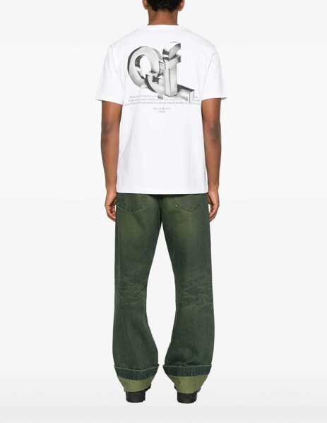 Tricouri Off-White Arrows T-shirt WHITE - SILVER Barbati (BM 19262252) 3